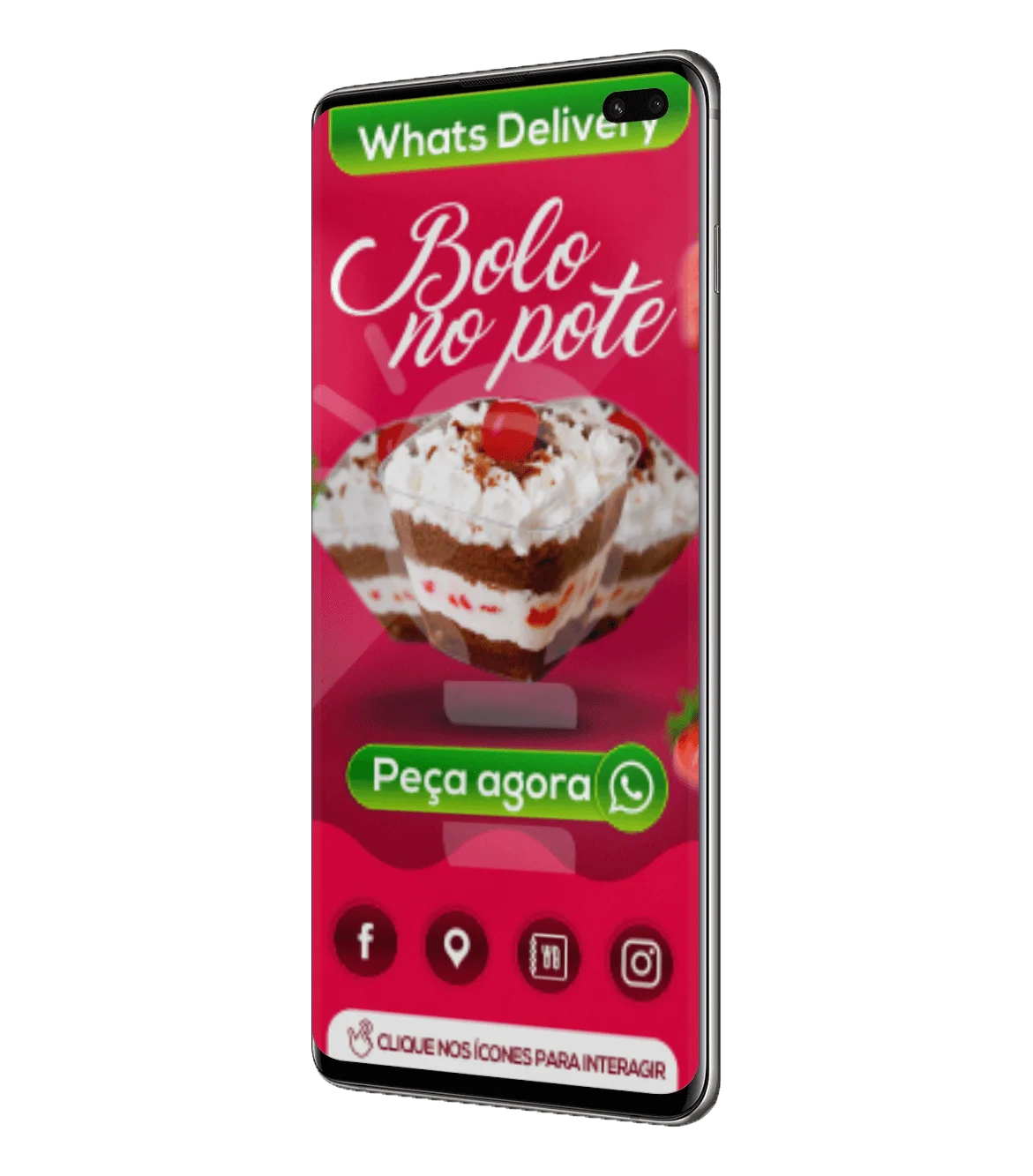 Cartão Digital - Bolo no Pote