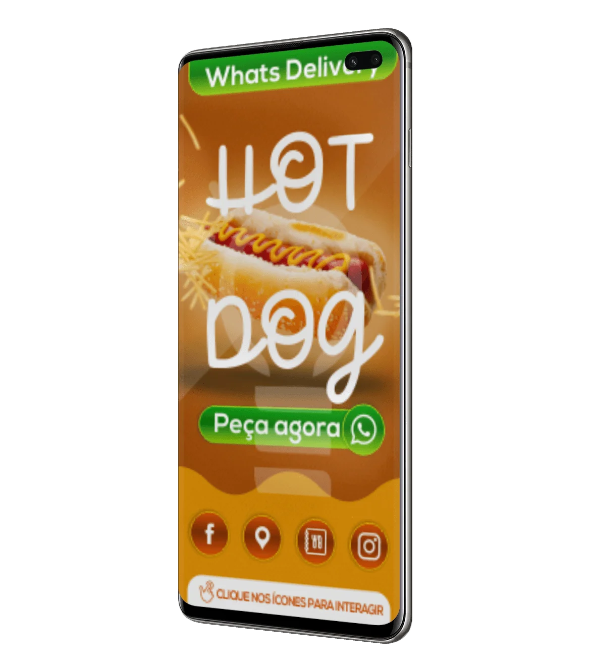 Cartão Digital - Hot Dog
